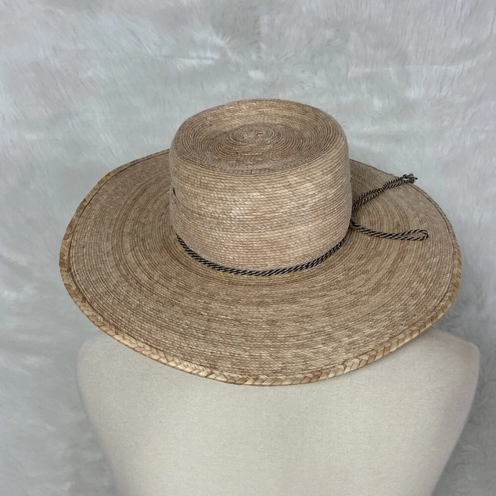 L*Space Wayne Wide Brim Straw Sun Hat NWOT